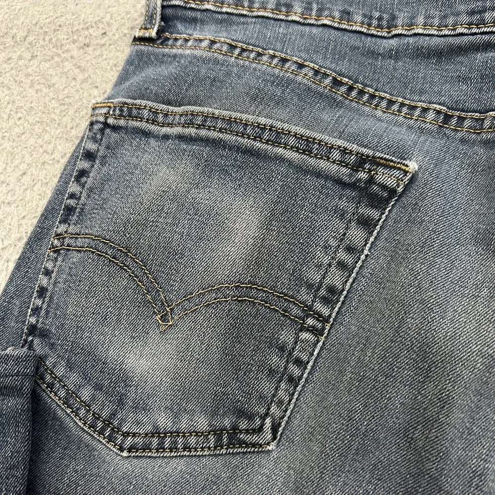 Levis Jeans Mens 34x32 (Fits 34x30) Blue Denim 505 Regular Straight American